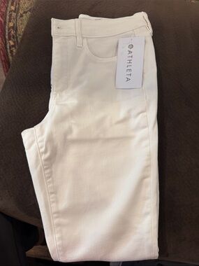 Athleta White Slim Stretch Jeans